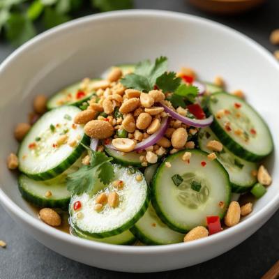 Огуречный салат с арахисом: пошаговый рецепт с фото - тайский салат
