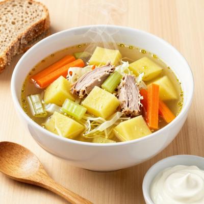 Овощной суп на бульоне из индейки: легкий и наваристый рецепт