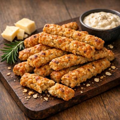 Овсяное печенье с сыром: пикантная закуска