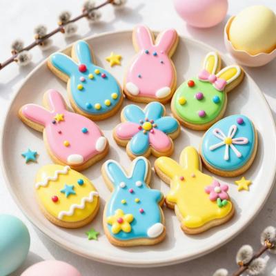 Пасхальное печенье: рецепт с яркой глазурью