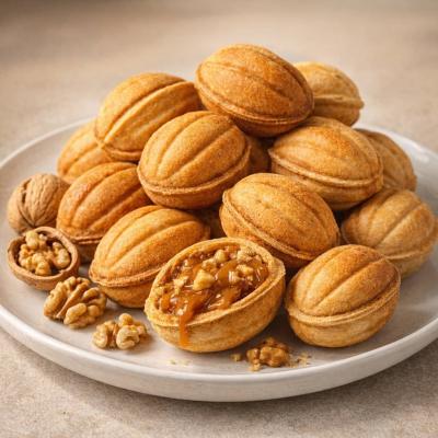 Печенье Орешки со сгущенкой: классический рецепт