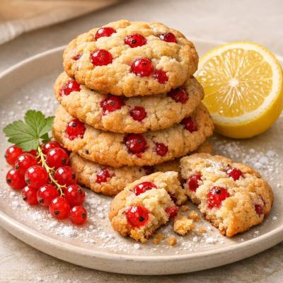 Печенье с красной смородиной: рецепт с цедрой