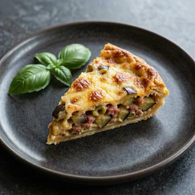 Пирог с овощами и салями: рецепт сытного заливного пирога