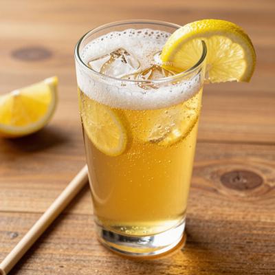 Пивной коктейль Радлер с лимоном - немецкий напиток - пошаговый рецепт