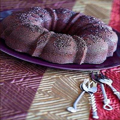 Постный кекс в микроволновке
