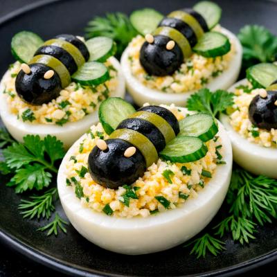 Праздничная закуска Пчёлки