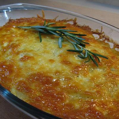Прованский гратен из картофеля и мясного фарша
