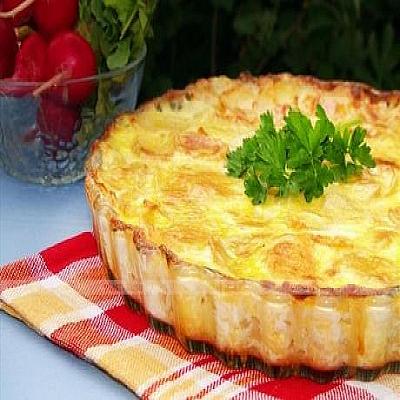 Прованский гратен из картофеля и мясного фарша