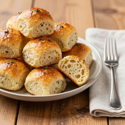 Пряные мини-булочки из дрожжевого теста с травами - пошаговый рецепт