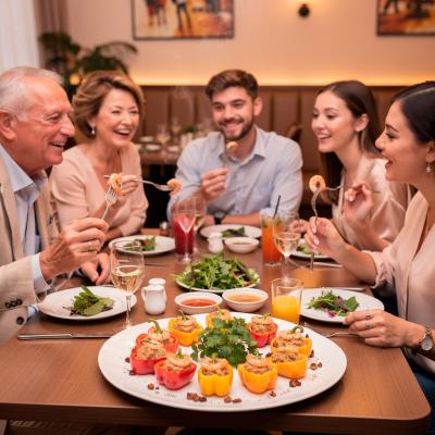 Рецепт Креветочной закуски в перцах — вкусная и интересная закуска для праздничного стола