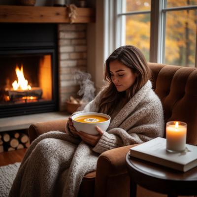 Рецепт сливочного супа-пюре из тыквы с имбирем на одну порцию