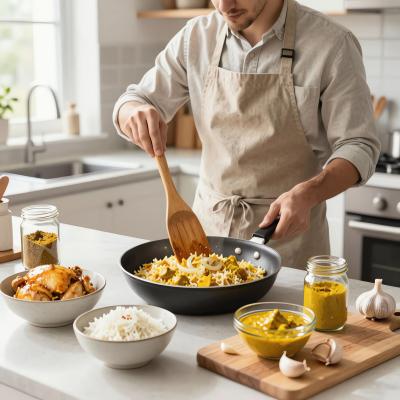 Рис с курицей и карри: ароматный рецепт