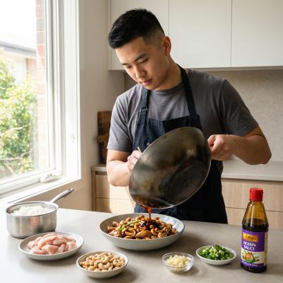 Рис с курицей и кешью: азиатский рецепт