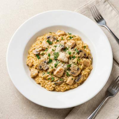 Ризотто с курицей и грибами - пошаговый рецепт с фото