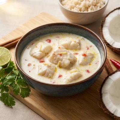 Рыба в кокосовом соусе - азиатский рецепт