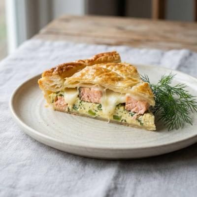 Рыбный пирог с плавленым сыром: нежный рецепт с горбушей