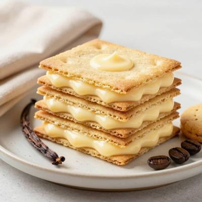 Сахарное печенье с заварным кремом: рецепт