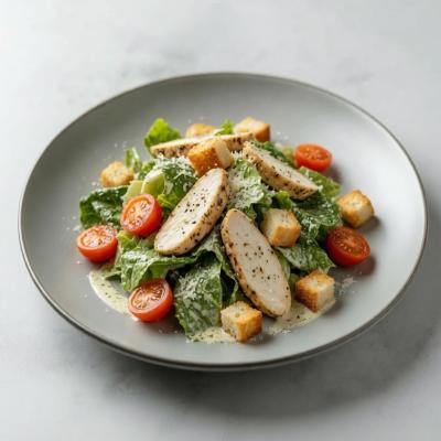 Салат Цезарь с помидорами черри: классический пошаговый рецепт