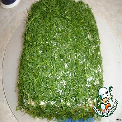 Салат Футбольное поле