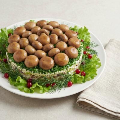 Салат «Грибная полянка»: праздничный рецепт