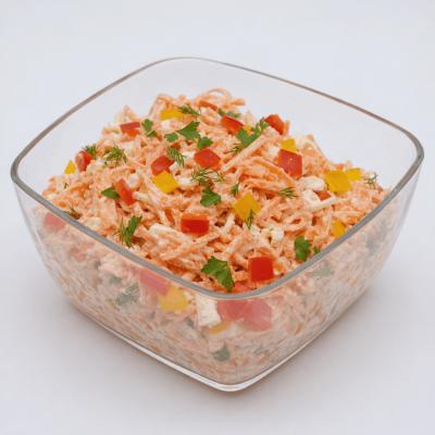 Салат Искорка: пошаговый рецепт с морковью и сыром