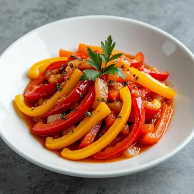 Салат из печеного перца: пошаговый рецепт с фото - итальянская закуска