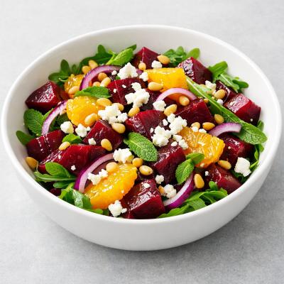 Салат из свеклы с апельсинами: рецепт