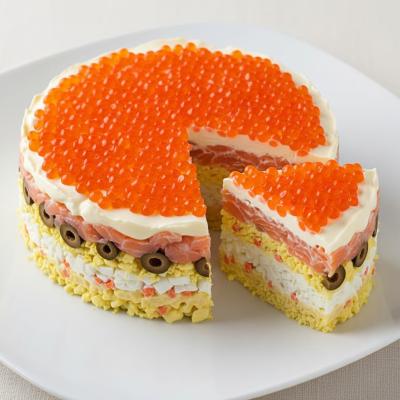 Салат Жемчужина: пошаговый рецепт с фото - изысканный салат с семгой и красной икрой