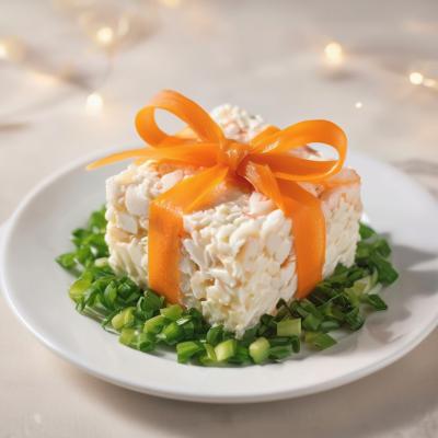 Салат Подарок для Вас: пошаговый рецепт с фото - салат с кальмарами и креветками