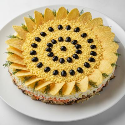 Салат «Подсолнух»: классический рецепт