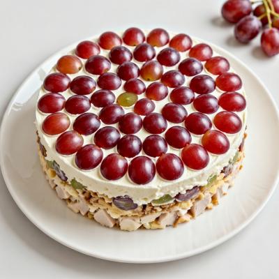 Салат «Тиффани» с виноградом: рецепт