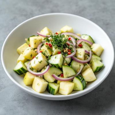 Салат Венский: пошаговый рецепт с фото - оригинальный салат с яблоками и огурцами