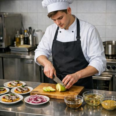 Рецепт Закуски из сельди с яблоком и луком — вкусная и эффектная закуска для любого случая