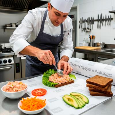 Сэндвич с горбушей и авокадо на ржаном хлебе: Вкусный рецепт правильного питания