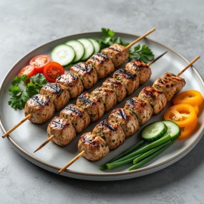 Шашлычки из индейки в имбирном маринаде - диетический рецепт