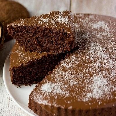 Шоколадный кекс на кокосовом молоке
