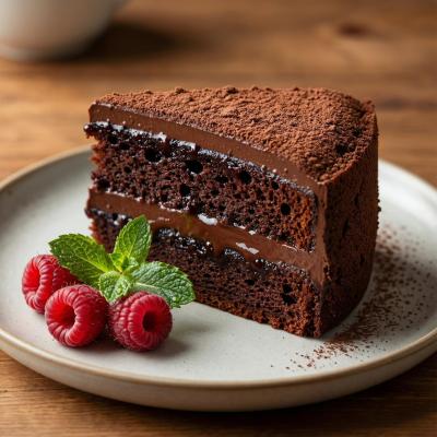 Шоколадный торт быстрого приготовления в микроволновке