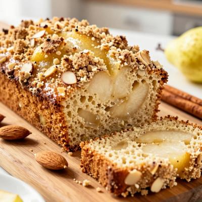 Сладкий хлебец с грушами - пошаговый рецепт