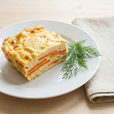 Слоеное куриное суфле с морковью - пошаговый рецепт с фото