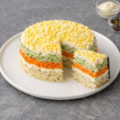 Слоеный салат из черной редьки: пошаговый рецепт с фото - полезный и вкусный