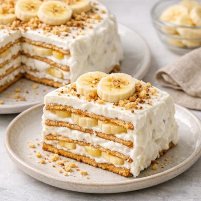Сметанный торт из крекера без выпечки: быстрый рецепт