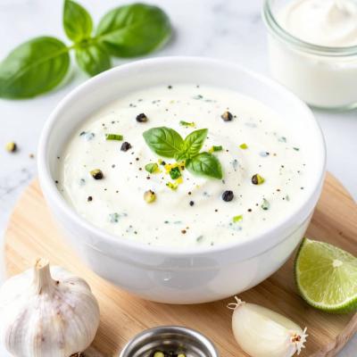 Соус с моцареллой - рецепт для салатов