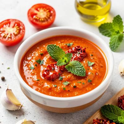 Соус с вялеными томатами и мятой - рецепт