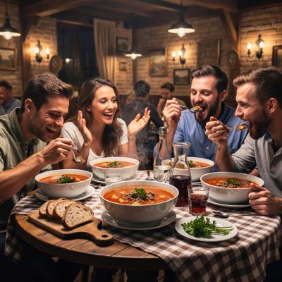 Суп-гуляш с фаршем: Рецепт густого и ароматного обеда