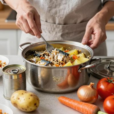 Суп из рыбных консервов: легкий и быстрый рецепт с рисом