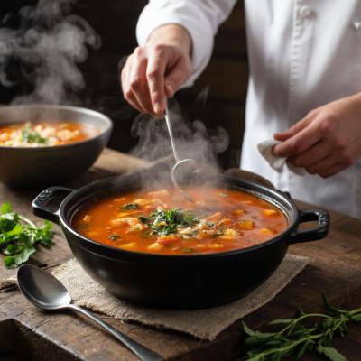 Суп Отважный капитан - рецепт с консервированной рыбой: быстро, сытно, вкусно.