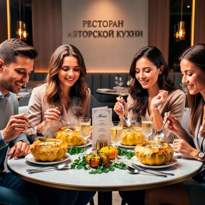 Суп-пюре в патиссонах: Рецепт высокой кухни у вас дома.