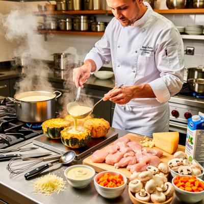 Суп-пюре в патиссонах: Рецепт высокой кухни у вас дома.