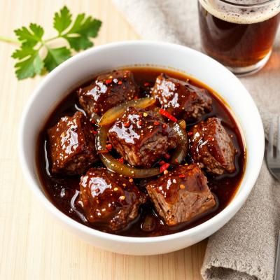 Свинина, тушеная в пиве - пошаговый рецепт с фото