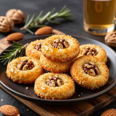 Сырное печенье с орехами: рецепт к пиву